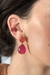 Piercing Duplo Gota - Safira Rosa - comprar online