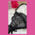 Lingerie trio Romance preta M na internet