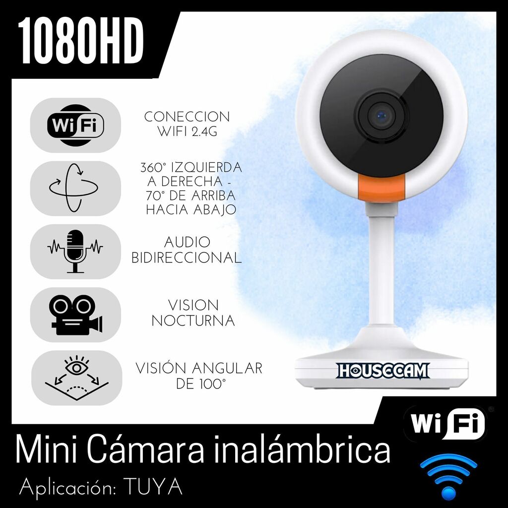 Mini Cámara IP de Vigilancia interior 1080HD