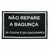 Tapete Entrada Capacho: Não Repare a Bagunça - (Preto)