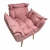 Poltrona Opala Premium - Rosa - comprar online