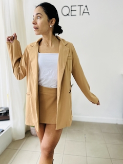 Blazer sastrero beige