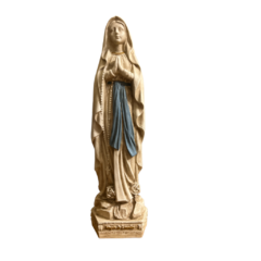 Nuestra Señora de Lourdes 30 cm - Falso Marfil