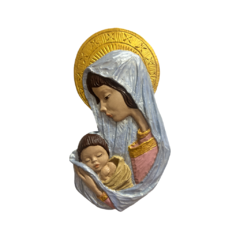 Virgen con Niño - Policromía