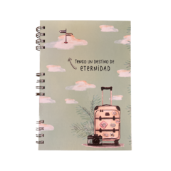 Cuaderno Mediano tapa dura - "Tengo un destino de eternidad" - comprar online