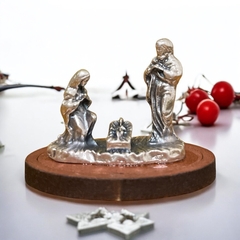 Pesebre metal miniatura