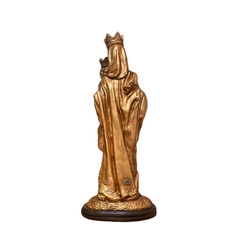 Nuestra Señora del Rosario de San Nicolás 40 cm - Símil bronce - comprar online