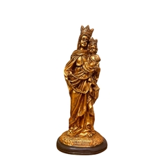 Nuestra Señora del Rosario de San Nicolás 40 cm - Símil bronce