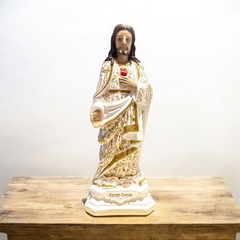 Sagrado corazón de Jesús 31 cm - Policromía en internet