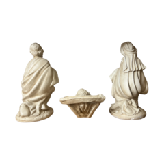 Pesebre Sagrada Familia - Falso marfil - comprar online