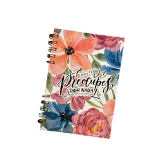 Cuaderno A5 tapa dura anillado "No te preocupes por nada'' - comprar online