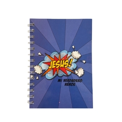 Cuaderno A5 "Jesús mi verdadero héroe" - comprar online