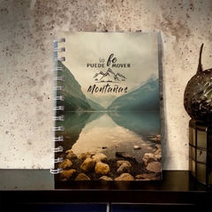 Cuaderno A5 "La fe puede mover montañas"