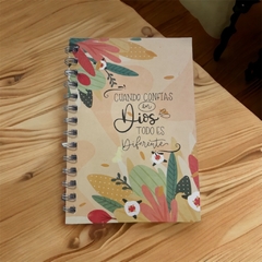 Cuaderno A5 "Cuando confías en Dios todo es posible"