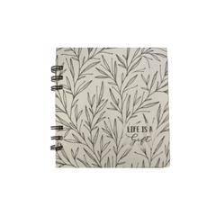 Cuaderno Cuadrado "Life is a gift" - comprar online