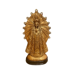 Virgen de Luján 30 cm -Símil bronce con gemas