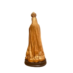 Virgen de Fátima 30 cm Símil bronce - comprar online