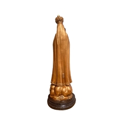 Virgen de Fátima 40 cm Símil bronce - comprar online