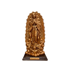 Nuestra Señora de Guadalupe 30 cm - Símil bronce