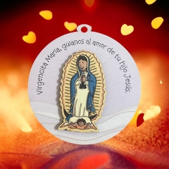 Cuadro infantil colgante Virgen de Guadalupe 9 cm