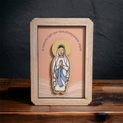 Cuadro infantil Virgen de Lourdes