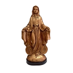 Virgen de la Medalla Milagrosa 30 cm -Símil bronce