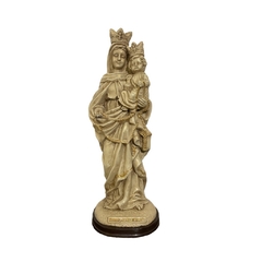 Virgen de Rosario de San Nicolás 30 cm - Falso Marfil