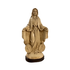 Virgen de la Medalla Milagrosa 30 cm -Falso marfil