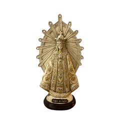 Virgen de Luján 40 cm - Falso marfil con gemas