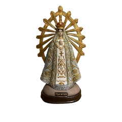 Virgen de Luján 30 cm - Policromía