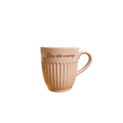 Taza cerámica - Rosa "Alégrate en el Señor" - comprar online