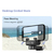 Estabilizador Gimbal Tripé para iPhone, Rotação 360, Selfie Stick, Modo Tiro,