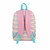 Imagem do Mochila Color Candy Listras - Bolso Interno e Externo com Aba