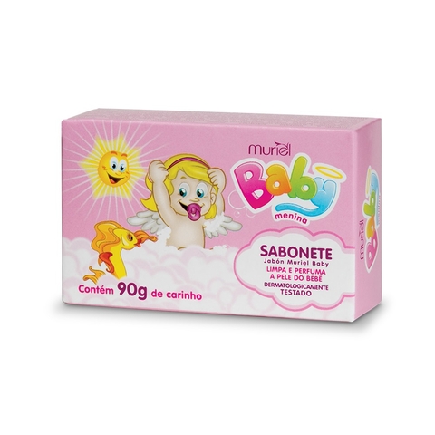 Talco Infantil Muriel Baby Menina 75g