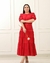 Vestido RF Lyandra Vermelho - Moça Bonita - Moda Feminina e Evangélica