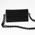 small beaded bag black