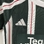 Kit Infantil Manchester United II 23/24 Adidas - Verde com detalhes em branco - CRAQUE NA MODA- CAMISAS DE TIME