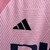 Kit Infantil Oviedo II Adidas 23/24 - Rosa com detalhes em preto - CRAQUE NA MODA- CAMISAS DE TIME