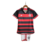 Kit Infatil Flamengo I 24/25 Adidas - Vermelho com detalhes em preto