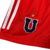 Kit Infantil Universidad do Chile II Adidas 23/24 - Vermelho com detalhes em azul - CRAQUE NA MODA- CAMISAS DE TIME