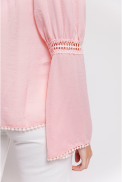 Blusa Brigitte rosa - tienda online