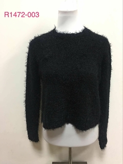 Sweater mohair negro