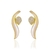 BRINCO EAR CUFF GOTA CRAVEJADA