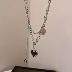 Collar de corazón pixel - comprar en línea