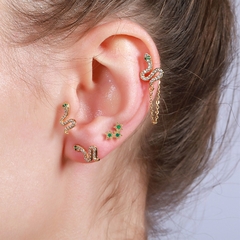 Piercing serpiente con cadena - comprar en línea