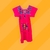 Vestido mexicano infantil - comprar online