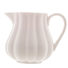 Leiteira de Porcelana Pétala Branca Matt 220ml - Wolff - comprar online