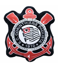 Almofada Corinthians 37x41cm.Produto licenciado por Mileno Comercial Ltda.