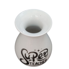 Vaso de Porcelana 13cm ( Super Teacher ) - comprar online