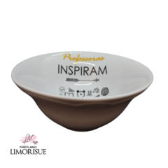 Bowl de Porcelana 15cm ( Professores Inspiram )